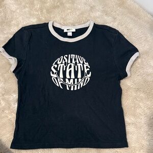 Positive State of Mind H&M Cotton Tshirt - Black